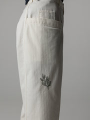 Women's Floral Marine Croft Workwear Barrel Trouser