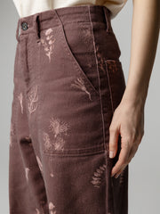 Women's Floral Marine Yarrel Printed Pant