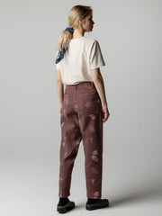 Women's Floral Marine Yarrel Printed Trouser