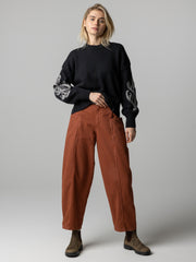 Women's Floral Marine Jumper