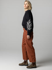 Women's Floral Marine Jumper