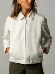 Women's Beau Canvas Zip Up Jacket