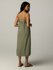 Damen Morva Cami Midikleid