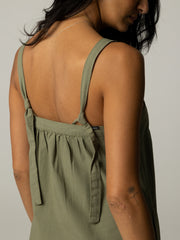 Damen Morva Cami Midikleid