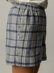 Women's Melza Checked Short