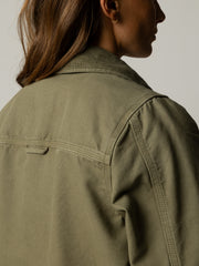 Women's Beau Canvas Zip Up Jacket