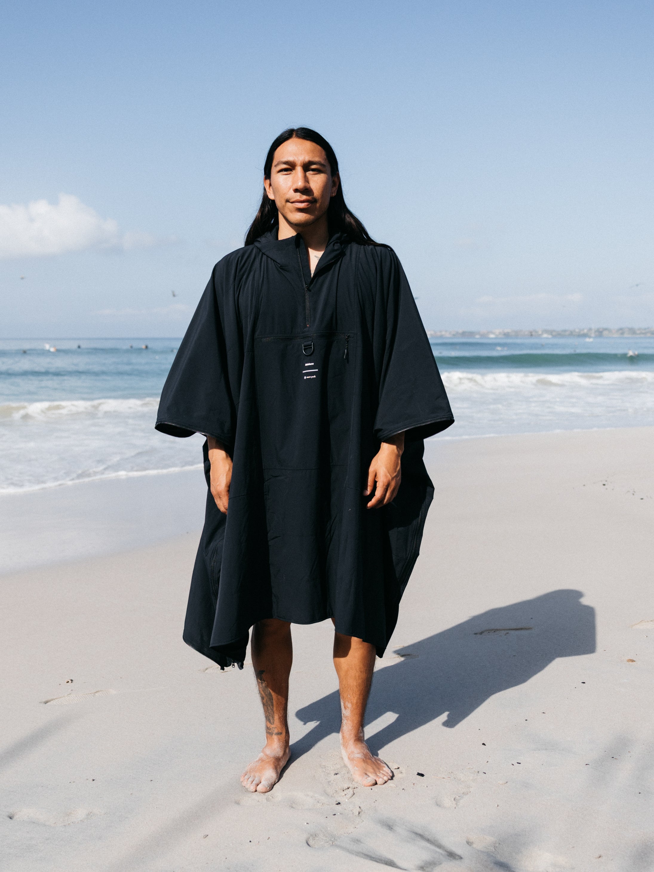 schlafsack poncho Snow Peak + Finisterre Camping-Poncho