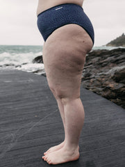 Ailla Damen-Wende-Bikinihose mit hoher Taille