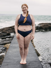 Ailla Damen-Wende-Bikinihose mit niedriger Taille