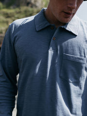 Channel Long Sleeve Polo Shirt