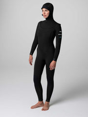 Shearwater 5/4mm U-Zip Wetsuit mit Kapuze für Frauen