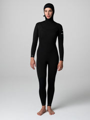 Shearwater 4/3mm U-Zip Wetsuit mit Kapuze für Frauen