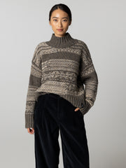 Women's Idless Broken Fair Isle Jumper