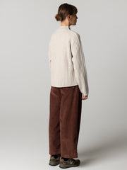 Women's Breakwater High Neck Ribbed Jumper