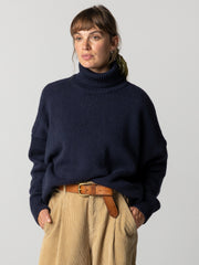 Women's Eyre Roll Neck Knit Jumper