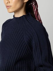 Women's Breakwater High Neck Ribbed Jumper