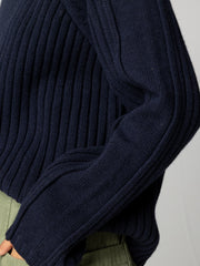 Women's Breakwater High Neck Ribbed Jumper