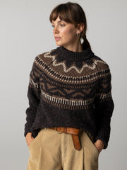 Women's Porth Fair Isle Yoke Jumper
