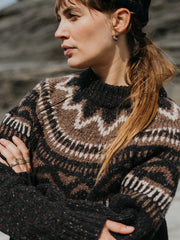Women's Porth Fair Isle Yoke Jumper