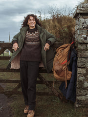 Women's Porth Fair Isle Yoke Jumper