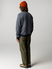 Men's Selfost Nordic Patterned Crew Jumper