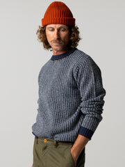 Men's Selfost Nordic Patterned Crew Jumper