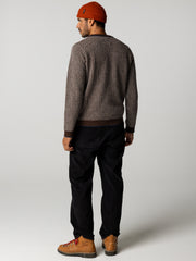 Men's Selfost Nordic Patterned Crew Jumper