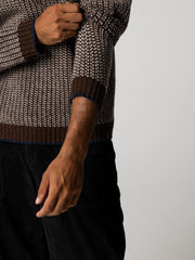 Men's Selfost Nordic Patterned Crew Jumper