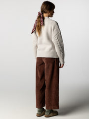 Women's Nova Aran Knit Jumper