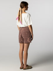 Women's Floral Marine Yarrel Printed Short