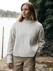 Women's Berneray Cable Crew Jumper