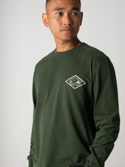 Men's Diamond Logo Long Sleeve T-shirt