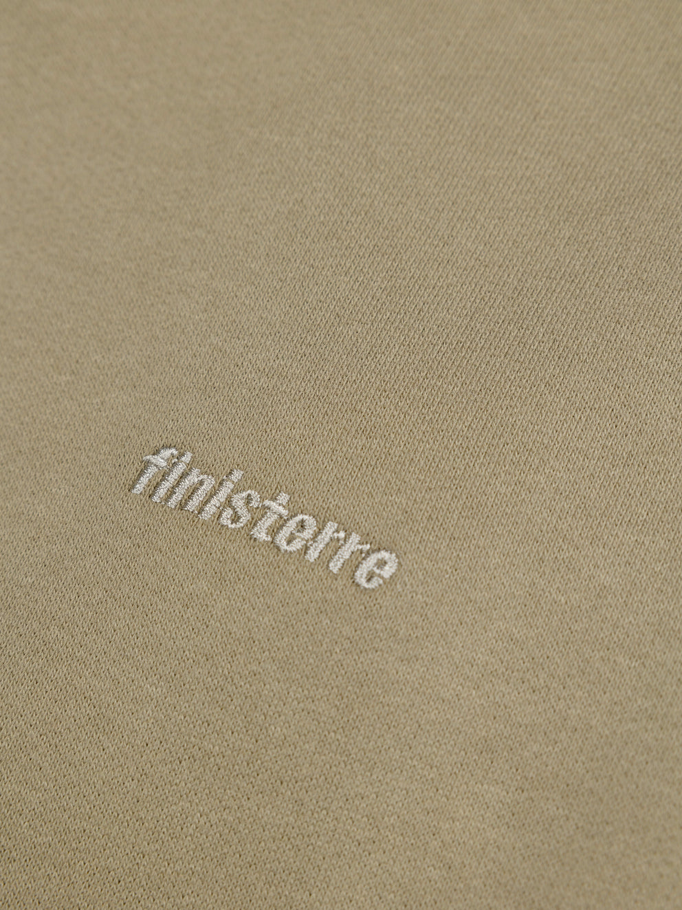 Men's Organic Cotton Hoodie in Willow Green Zawn Finisterre